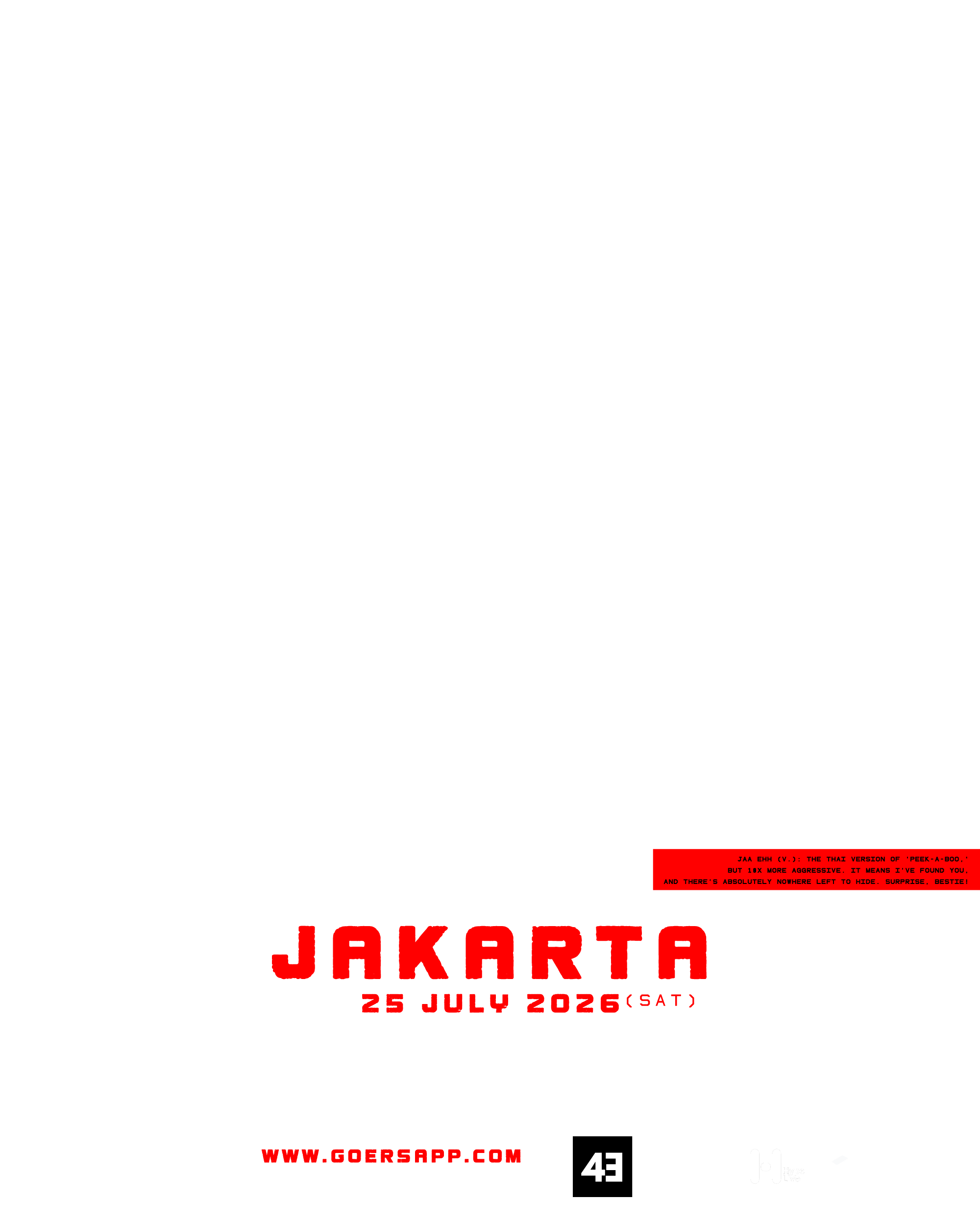 MILLI · JAA EHH! · Jakarta announce